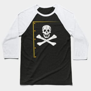 Jolly Roger Space Pirate Baseball T-Shirt